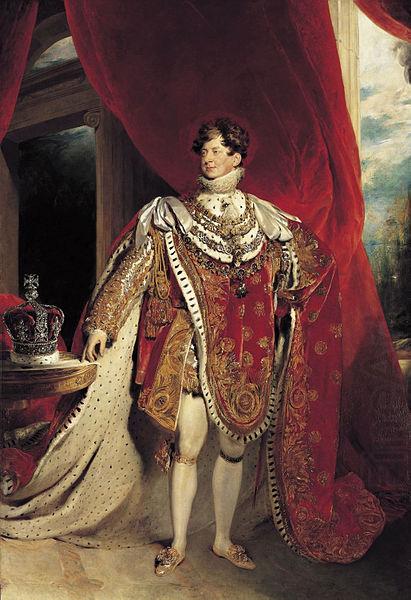 Sir Thomas Lawrence Coronation portrait of George IV china oil painting image